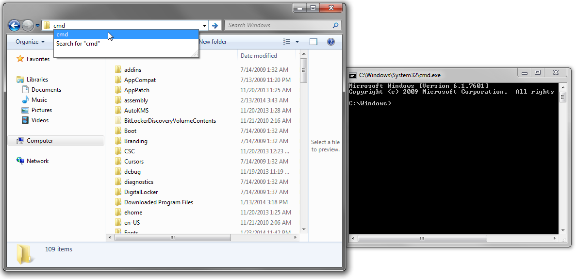 20140307 tech support command prompt Euclid Networks